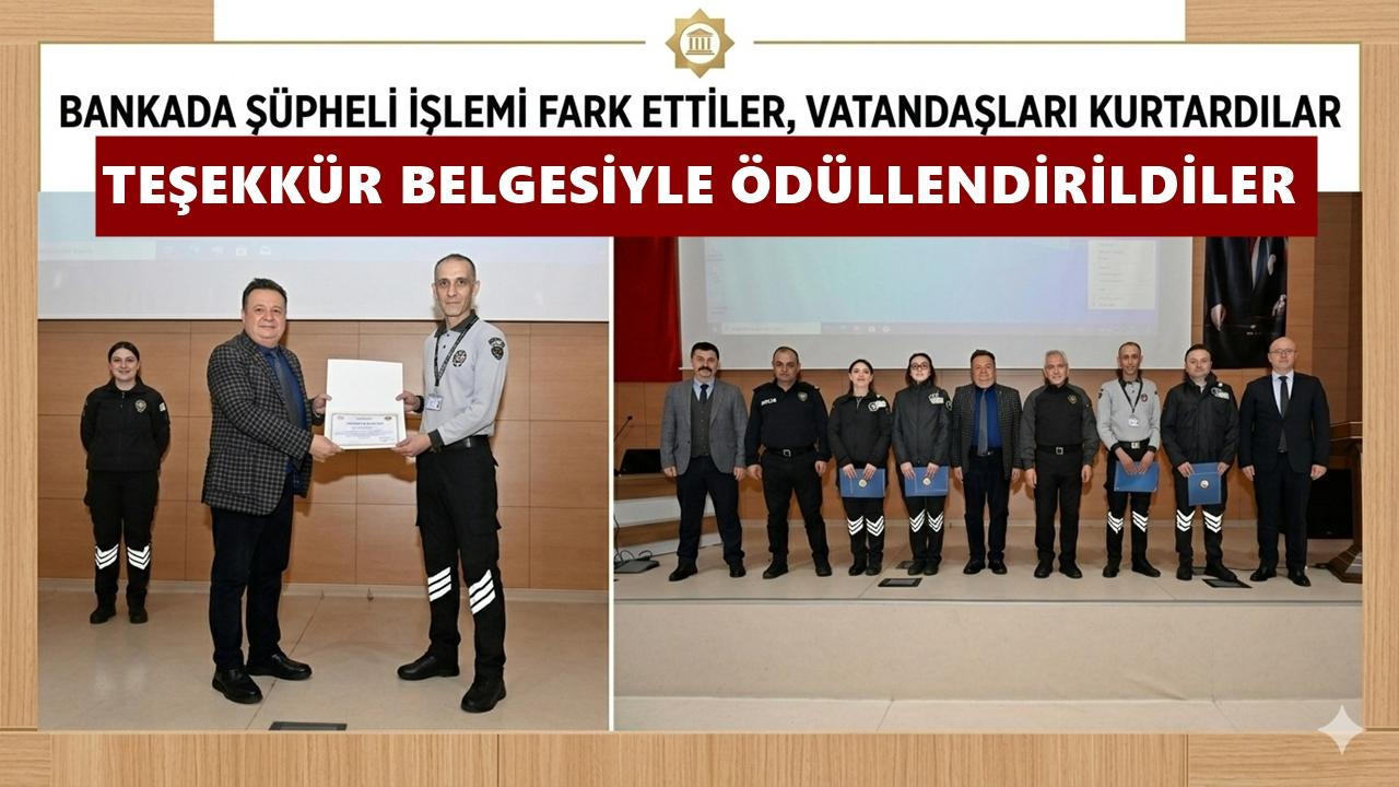 Ordu’da Duyarlı Güvenlik Görevlilerine Emniyetten Teşekkür