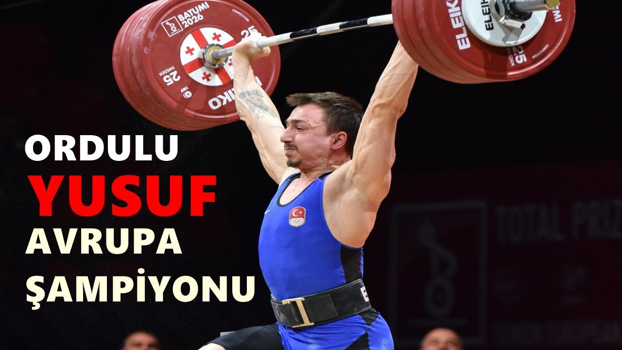 Ordu’nun Gururu Yusuf Fehmi Genç Avrupa Şampiyonu Oldu