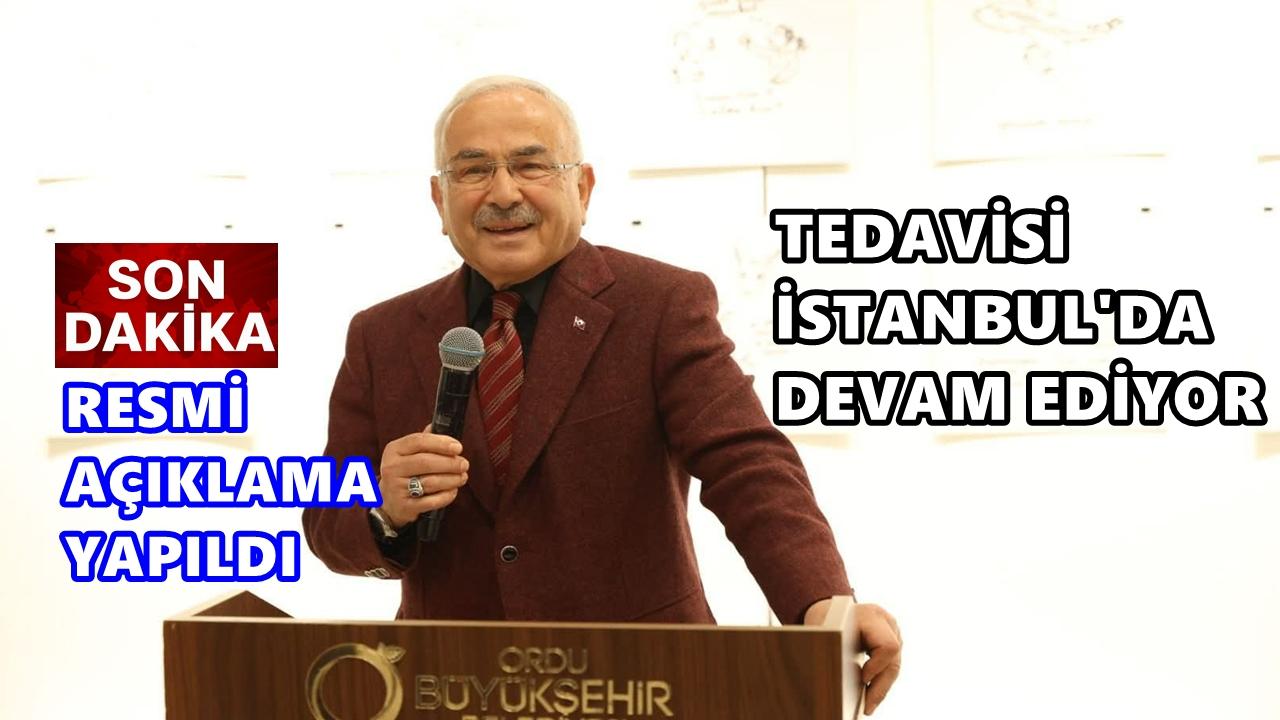 Resmi Açıklama Geldi: Başkan Güler'in Tedavisi İstanbul'da Devam Ediyor