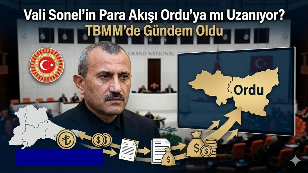 Vali Sonel’in Para Akışı Ordu’ya mı Uzanıyor? TBMM’de Gündem Oldu