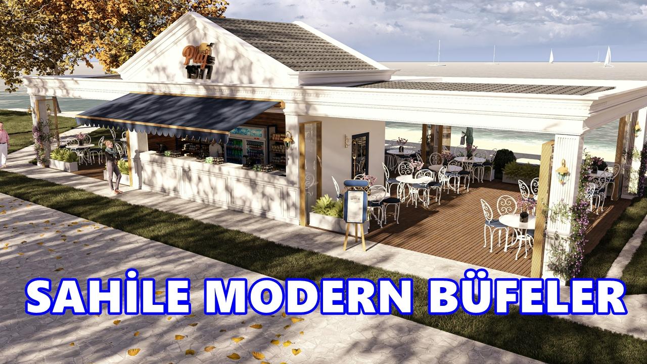 Akyazı Sahiline Modern Büfeler Geliyor