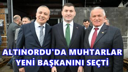 Altınordu Muhtarlar Derneği’nde başkan Hakan Cemal Aydın