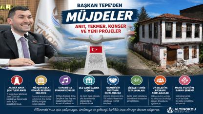 Başkan Tepe'den Müjdeler Geldi: Anıt, TEKMER, Konser ve Yeni Projeler