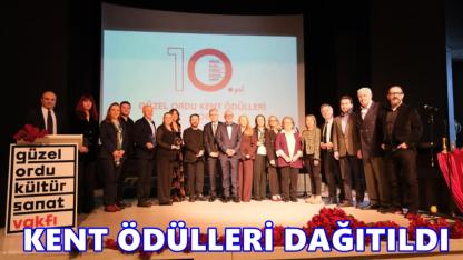 Güzel Ordu Kültür Sanat Vakfı 10. Yılını Kent Ödülleriyle Kutladı