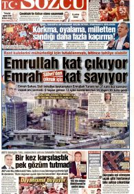 Sözcü Gazetesi Gazete Manşeti
