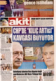 Yeni Akit Gazetesi Gazete Manşeti