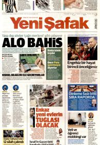 YENİ ŞAFAK Gazete Manşeti