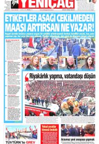 YENİÇAĞ Gazete Manşeti